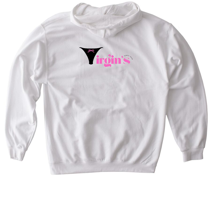 White Hoodie Back (Pink)